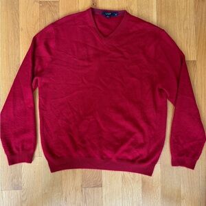 Vintage J Crew Mens 100% Cashmere Pull Over Sweater SIZE MEDIUM great condition